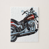 Motorfiets Bike Biker Legpuzzel (Verticaal)