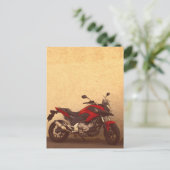 Motorfiets Bike Biker Rider Briefkaart (Staand voorkant)