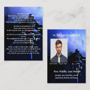 Motorfiets Biker Aandenken Custom Geschenk Visitekaartje
