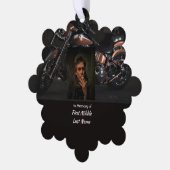 Motorfiets Biker Aandenken Ornament Kaart (Links)
