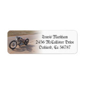 Motorfiets Biker Aangepaste Adresetiketten Etiket (Voorkant)