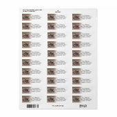 Motorfiets Biker Aangepaste Adresetiketten Etiket (Full Sheet)