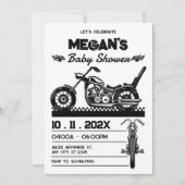  Motorfiets biker baby shower Kaart (Voorkant)