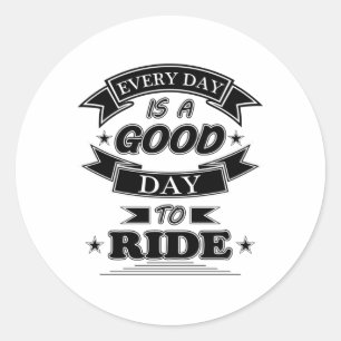 Motorfiets Biker Bike Classic Funny Gift Ronde Sticker