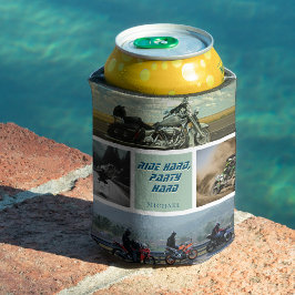 Motorfiets biker blikjeskoeler