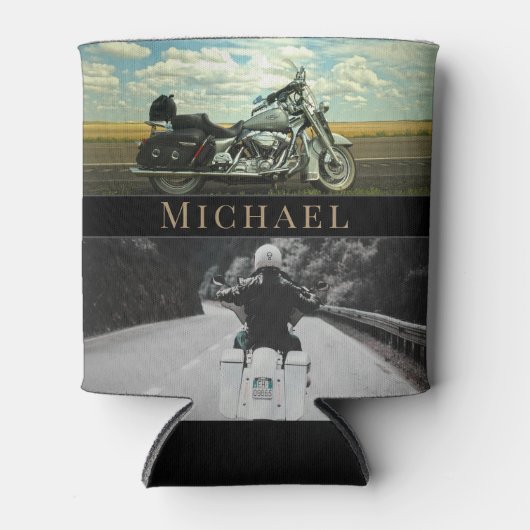 Motorfiets biker blikjeskoeler (Voorkant)