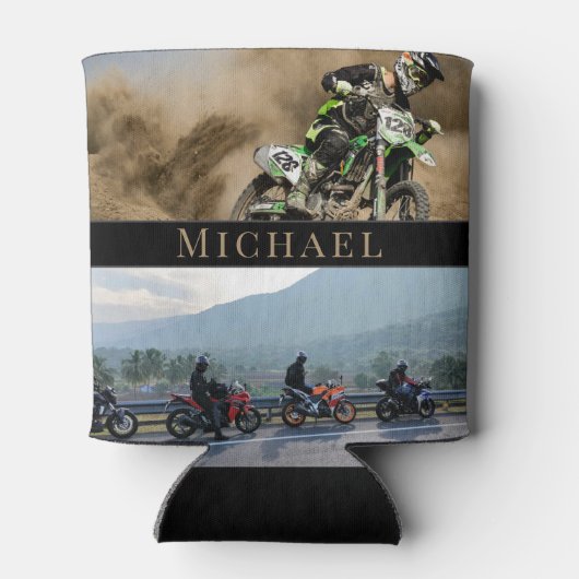 Motorfiets biker blikjeskoeler (Achterkant)