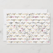 Motorfiets Biker Bruids Douche Uitnodiging (Achterkant)