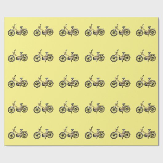 Motorfiets Biker Cadeaupapier (Vlak)