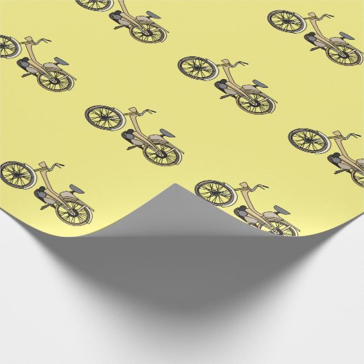 Motorfiets Biker Cadeaupapier (Hoek)