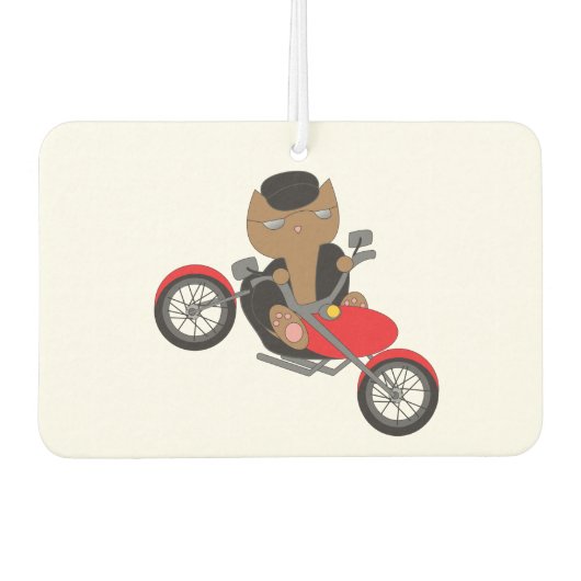 Motorfiets Biker Cat Luchtverfrisser (Voorkant)
