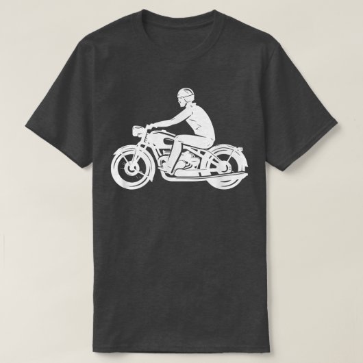 Motorfiets Biker Chopper Racer Bike Race T-shirt (Design voorkant)