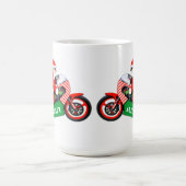 Motorfiets Biker Kerstcadeau Koffiemok (Center)