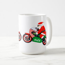 Motorfiets Biker Kerstmis Vakantie Gift Koffiemok