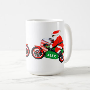 Motorfiets Biker Kerstmis Vakantie Gift Koffiemok