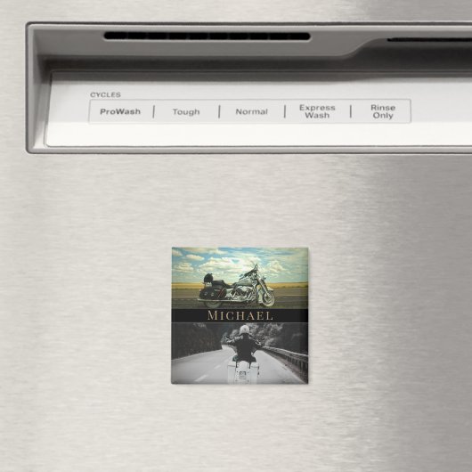 Motorfiets biker magneet (Insitu (Vaatwasser))