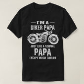 Motorfiets Biker Papa Bike's Mannen Papa opa Gif T-shirt (Design voorkant)