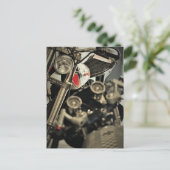 Motorfiets Biker Ride Rider Briefkaart (Staand voorkant)