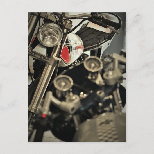 Motorfiets Biker Ride Rider Briefkaart (Voorkant)