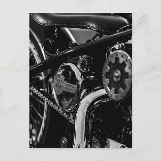 Motorfiets Biker Ride Rider Briefkaart (Voorkant)