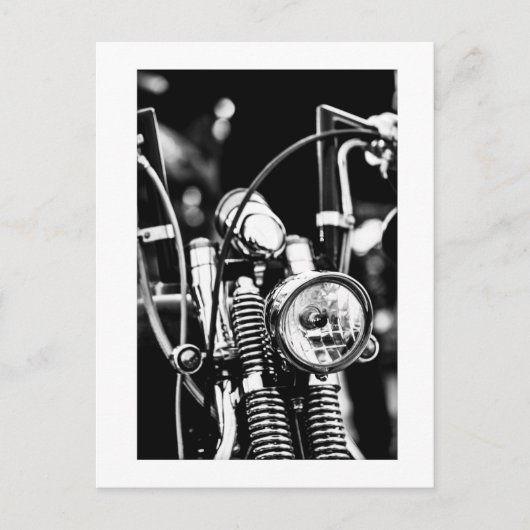 Motorfiets Biker Ride Rider Briefkaart (Voorkant)