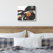 Motorfiets Biker Ride Rider Canvas Afdruk (Insitu (Slaapkamer))