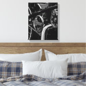 Motorfiets Biker Ride Rider Canvas Afdruk (Insitu (Slaapkamer))