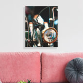 Motorfiets Biker Ride Rider Canvas Afdruk (Insitu (Woonkamer))