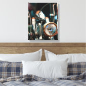 Motorfiets Biker Ride Rider Canvas Afdruk (Insitu (Slaapkamer))
