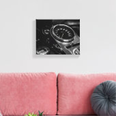 Motorfiets Biker Ride Rider Canvas Afdruk (Insitu (Woonkamer))