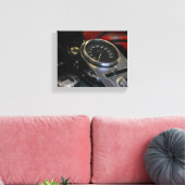 Motorfiets Biker Ride Rider Canvas Afdruk (Insitu (Woonkamer))