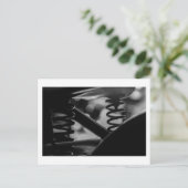 Motorfiets Biker Ride Rider - Gegevens Briefkaart (Staand voorkant)