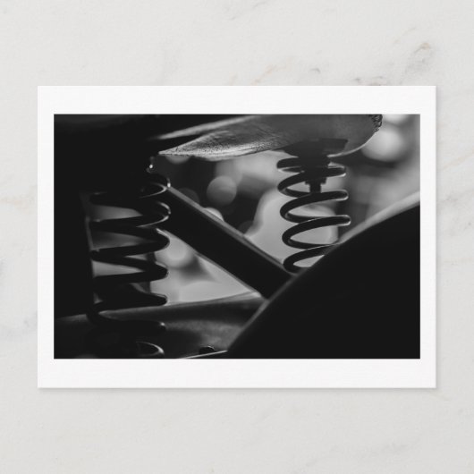 Motorfiets Biker Ride Rider - Gegevens Briefkaart (Voorkant)