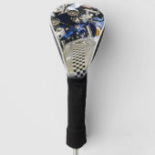 Motorfiets Biker Ride Rider Golfheadcover (Voorkant)