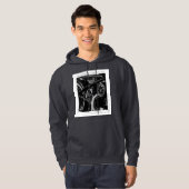 Motorfiets Biker Ride Rider Hoodie (Voorkant volledig)