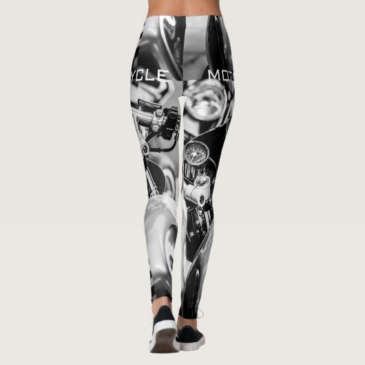 Motorfiets Biker Ride Rider Leggings (Achterkant)