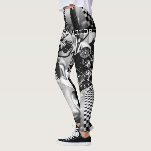 Motorfiets Biker Ride Rider Leggings (Links)