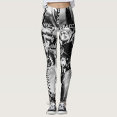 Motorfiets Biker Ride Rider Leggings (Voorkant)