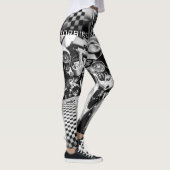 Motorfiets Biker Ride Rider Leggings (Rechts)