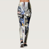 Motorfiets Biker Ride Rider Leggings (Achterkant)