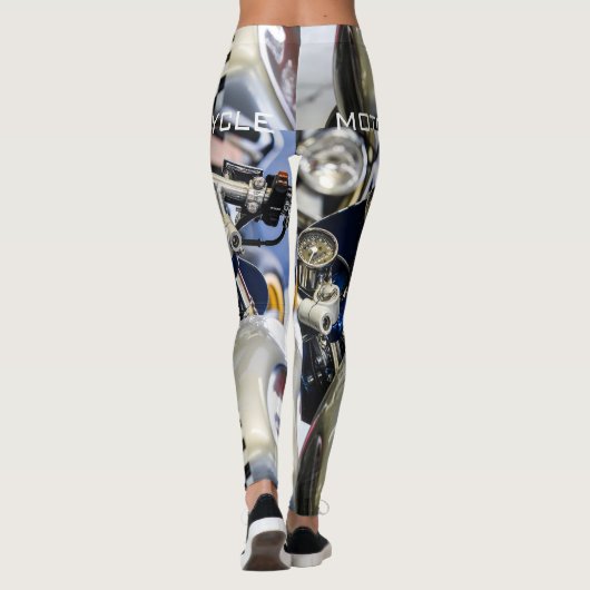 Motorfiets Biker Ride Rider Leggings (Achterkant)