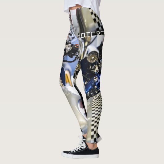 Motorfiets Biker Ride Rider Leggings (Links)