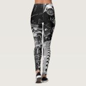 Motorfiets Biker Ride Rider Leggings (Achterkant)