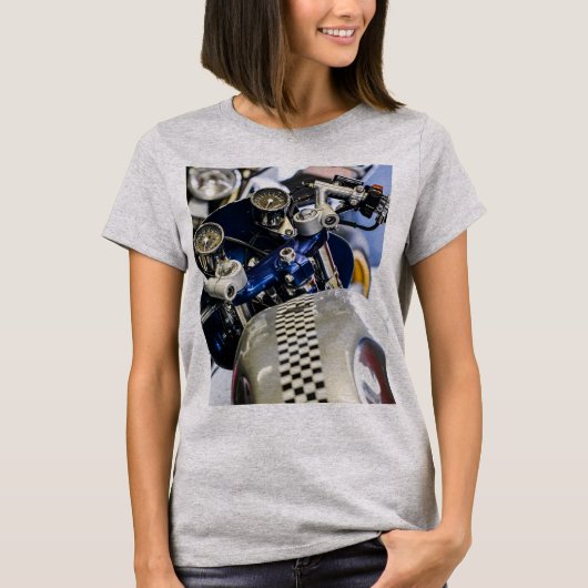 Motorfiets Biker Ride Rider T-shirt (Voorkant)
