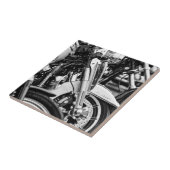 Motorfiets Biker Ride Rider Tegeltje (Zijkant)