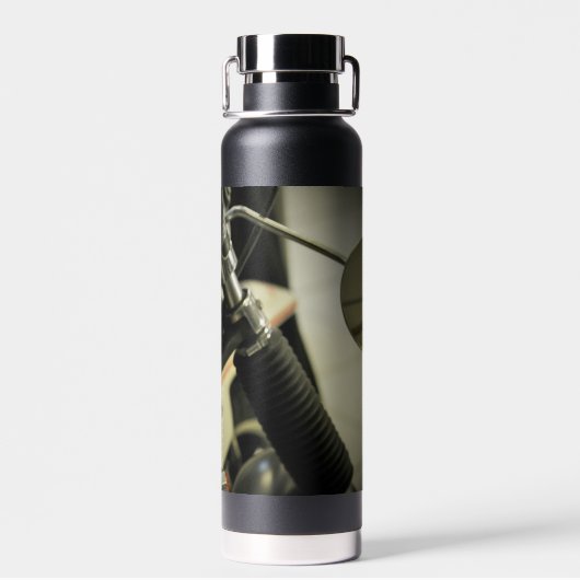 Motorfiets Biker Ride Rider Waterfles (Achterkant)