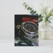 Motorfiets Biker Rider Briefkaart (Staand voorkant)
