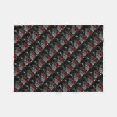 Motorfiets Biker Rider Fleece Deken (Voorkant (Horizontaal))