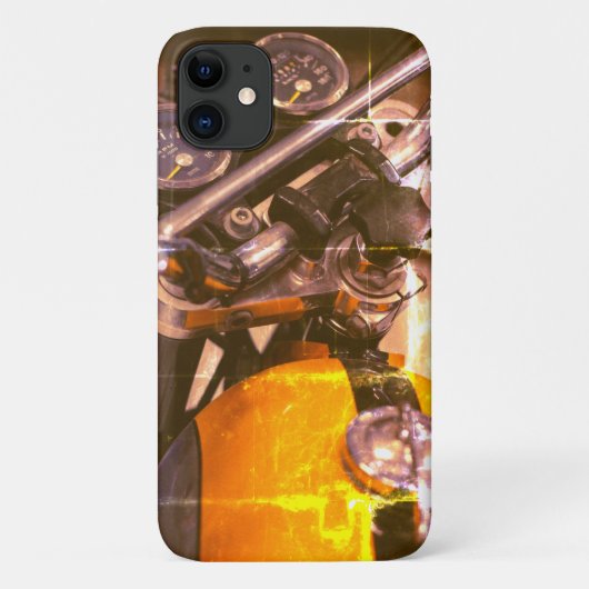 Motorfiets Biker Rider iPhone 11 Hoesje (Achterkant)