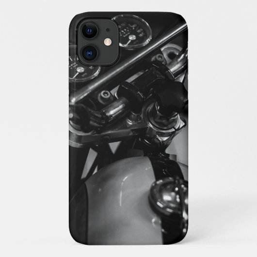 Motorfiets Biker Rider iPhone 11 Hoesje (Achterkant)